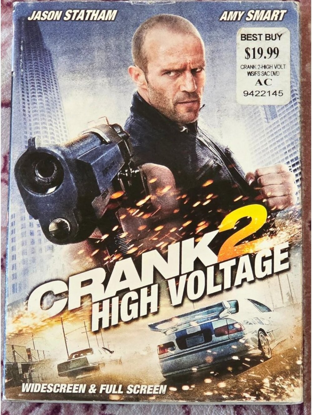 Crank 2 High Voltage (DVD 2009 Widescreen + Fullscreen) Jason Statham Amy Smart